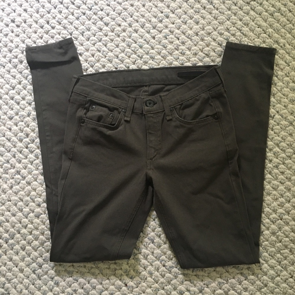 Rag & Bone Olive Skinny Pants